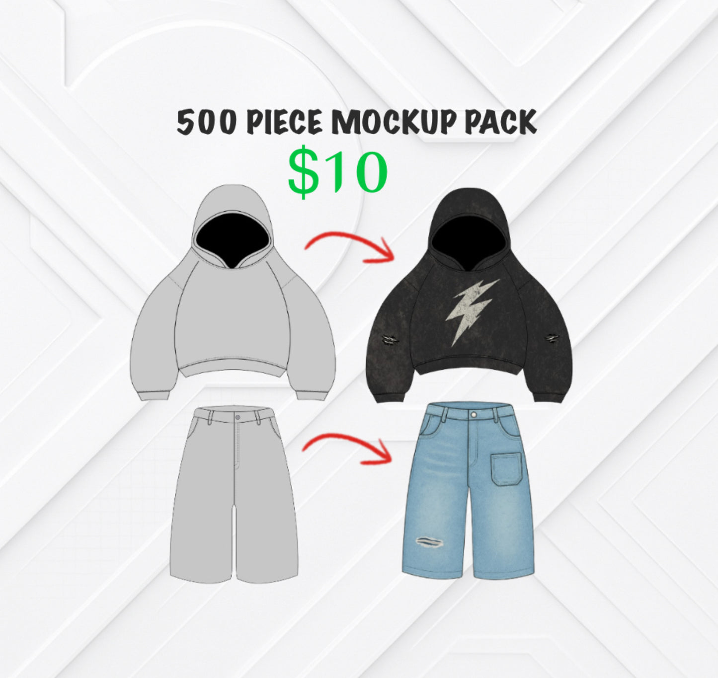 Drew's 500 Piece Mockup Pack